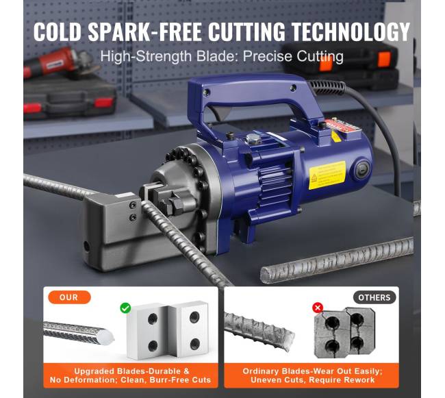 1350W elektrinis hidraulinis armatūros pjaustytuvas5