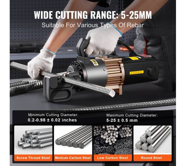 Elektrinis 2000W hidraulinis armatūros pjoviklis3