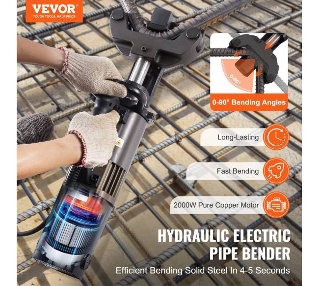 2000W elektrinis hidraulinis armatūros lankstytuvas1