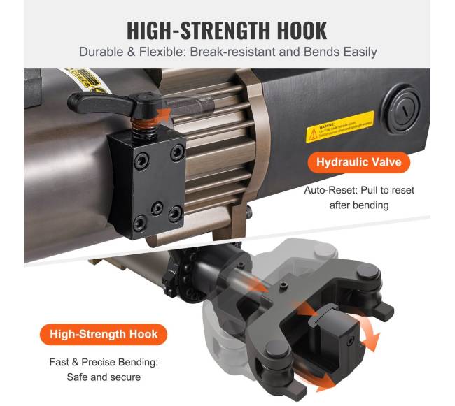 2000W elektrinis hidraulinis armatūros lankstytuvas5