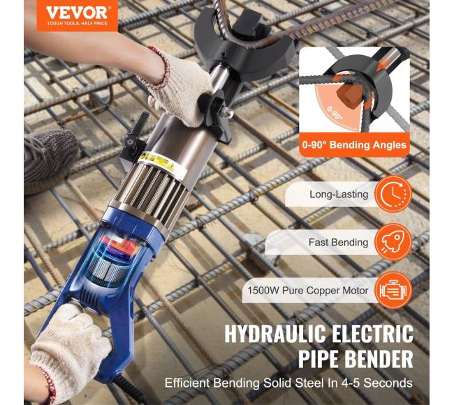 1500W elektrinis hidraulinis strypų lenkimo įrankis1