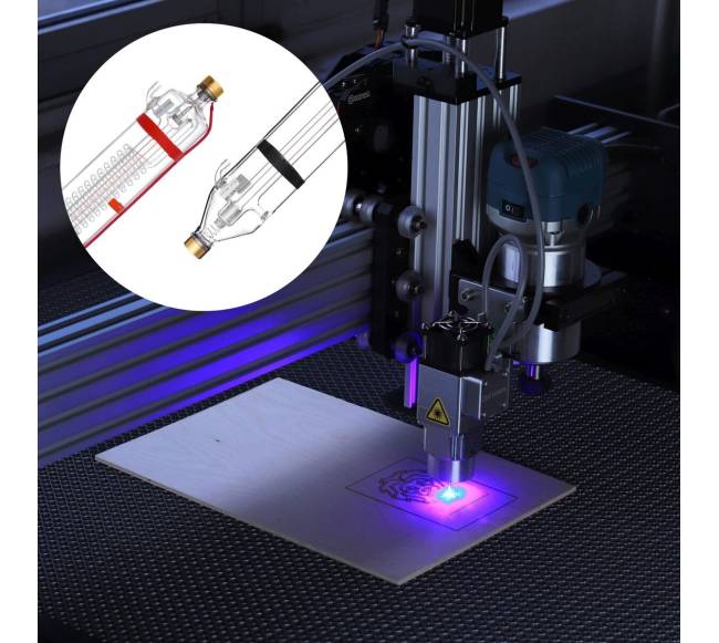 130W CO2 lazerio vamzdis 1650 mm pjovimo lazeriu7