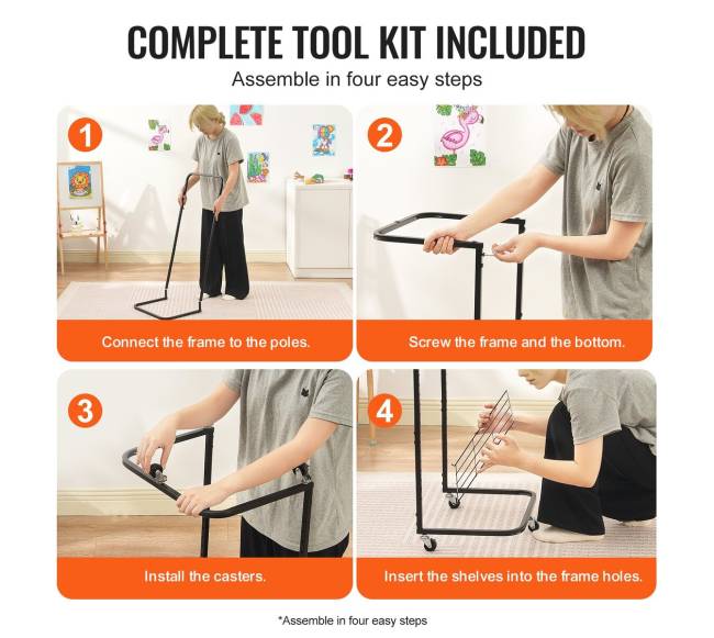 Meno džiovyklė su 25 lentynomis ir ratukais5