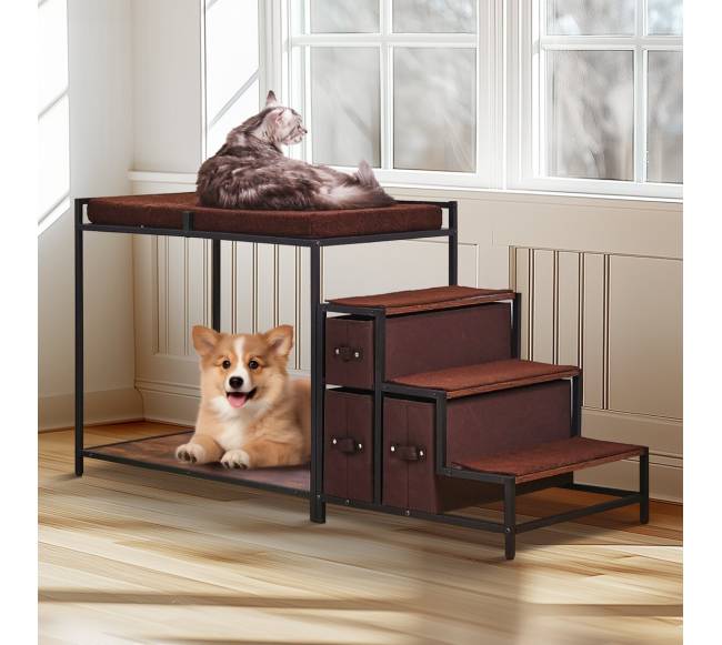 Augintinio dviaukštė lova su laiptais7