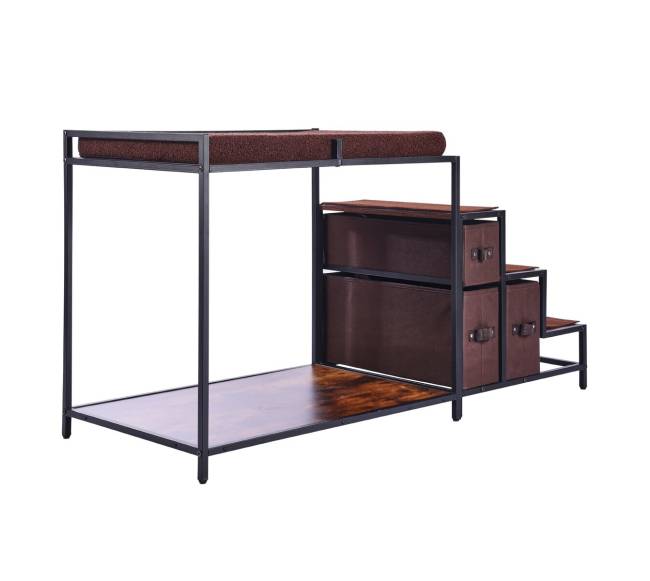 Augintinio dviaukštė lova su laiptais9