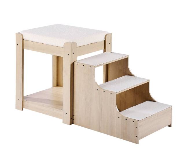 Gyvūnų dviaukštė lova su laipteliais0