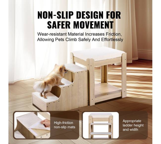 Gyvūnų dviaukštė lova su laipteliais4