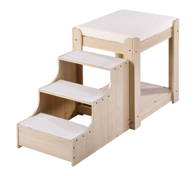 Gyvūnų dviaukštė lova su laipteliais8