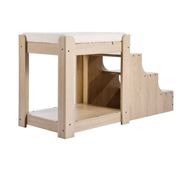 Gyvūnų dviaukštė lova su laipteliais9