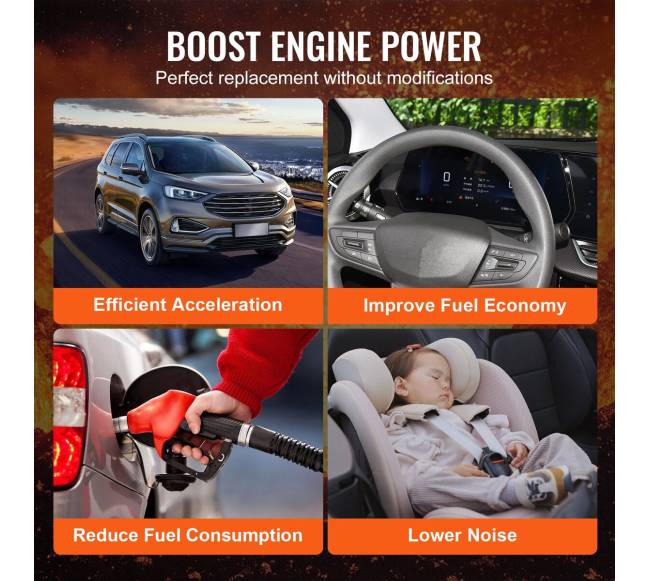 Turbo kompresorius su tarpinėmis 2.5L-6.0L varikliams5