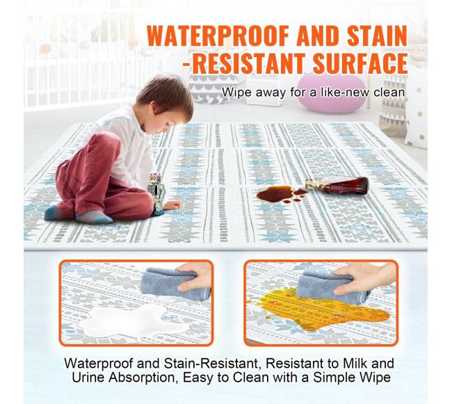 Vaikiškas minkštas dėlionės kilimėlis 6 vnt.5