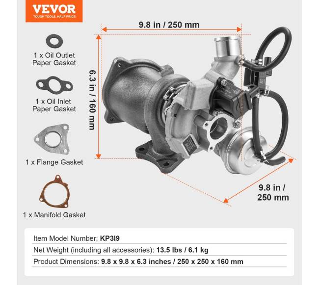 Turbo komplektas Ford Escape varikliams6