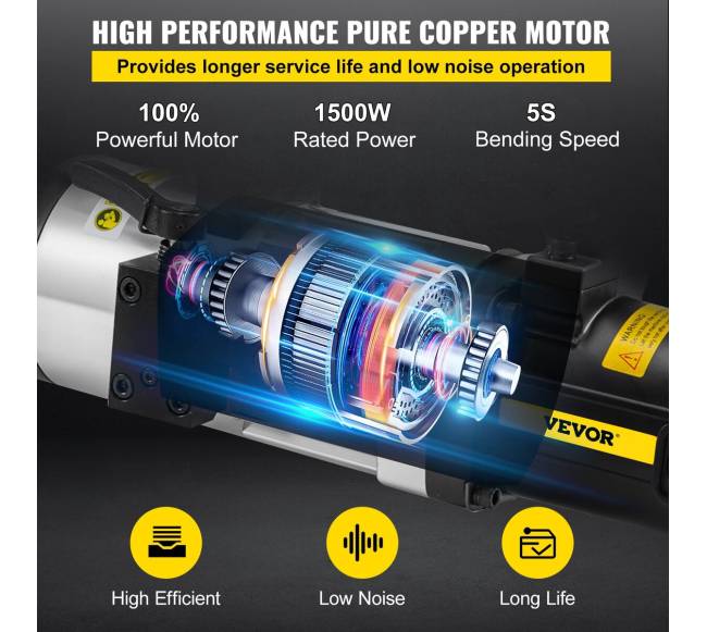 1500W elektrinis hidraulinis strypų lenkiklis3