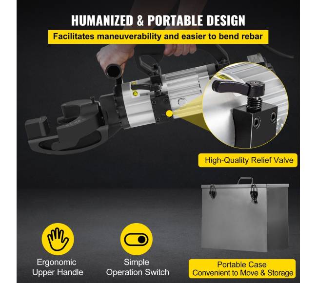 1500W elektrinis hidraulinis strypų lenkiklis5