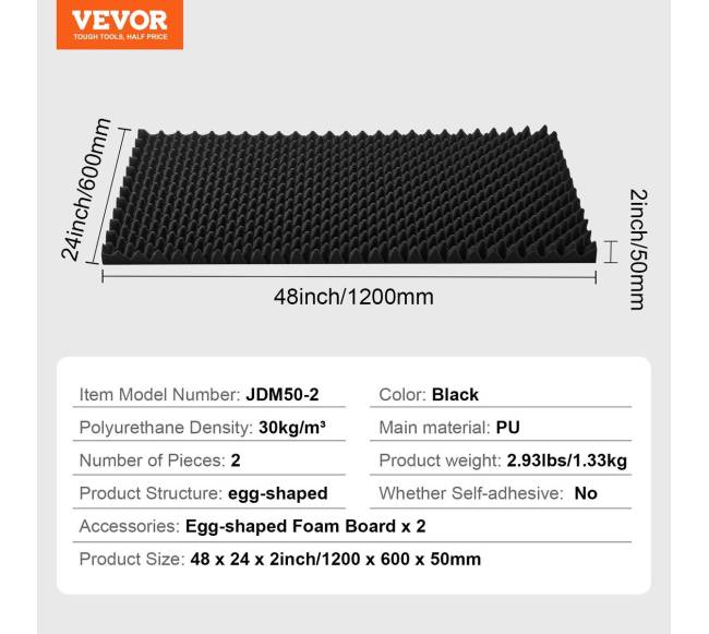 Akustinės putos studijai sienoms ir luboms6