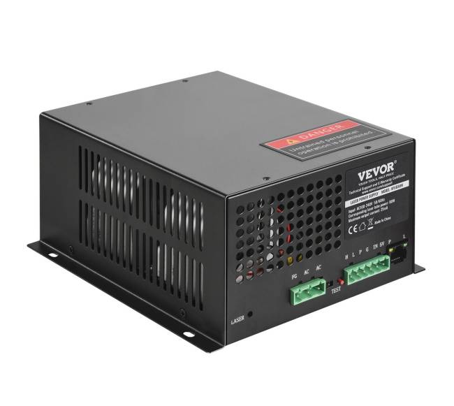 CO2 lazerio maitinimo blokas 80W lazerio vamzdžiui0