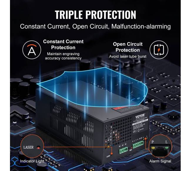 150W CO2 lazerio maitinimo šaltinis3