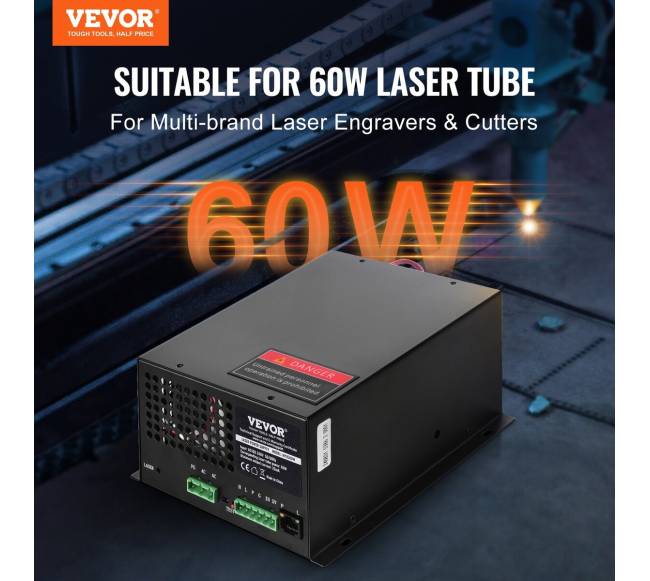 60W CO2 lazerio maitinimo šaltinis1