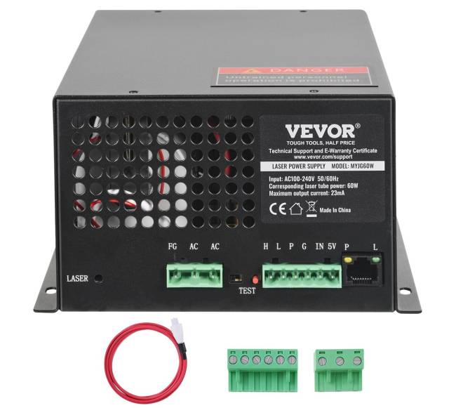 60W CO2 lazerio maitinimo šaltinis8