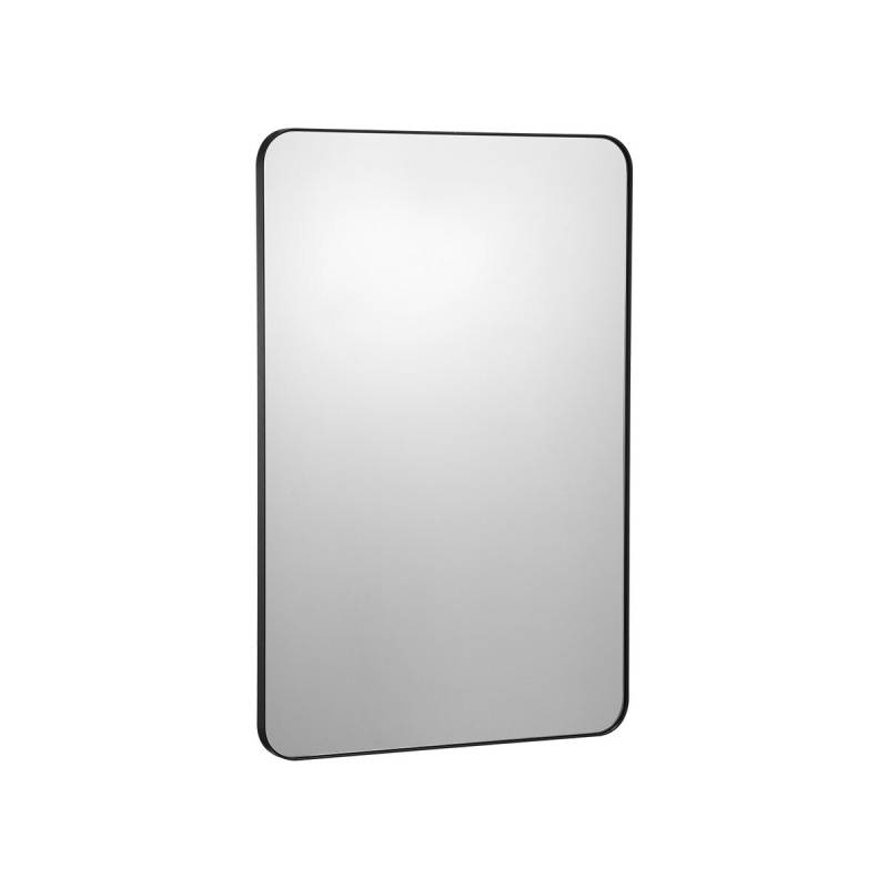 Kvadratinis sieninis veidrodis su aliuminio rėmu 60x90 cm0