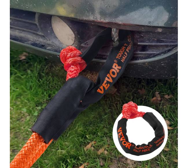 Sintetinė vilkimo virvė su kilpos užraktais 2 vnt7