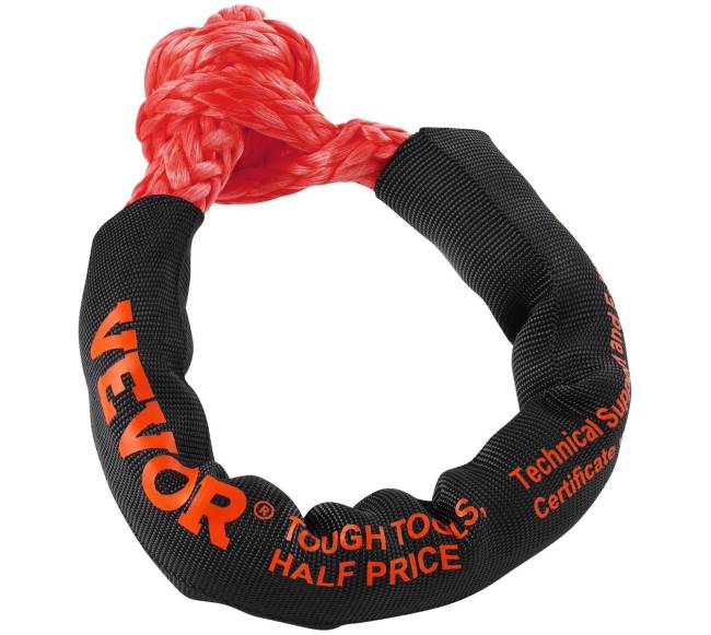 Sintetinė vilkimo virvė su kilpos užraktais 2 vnt10