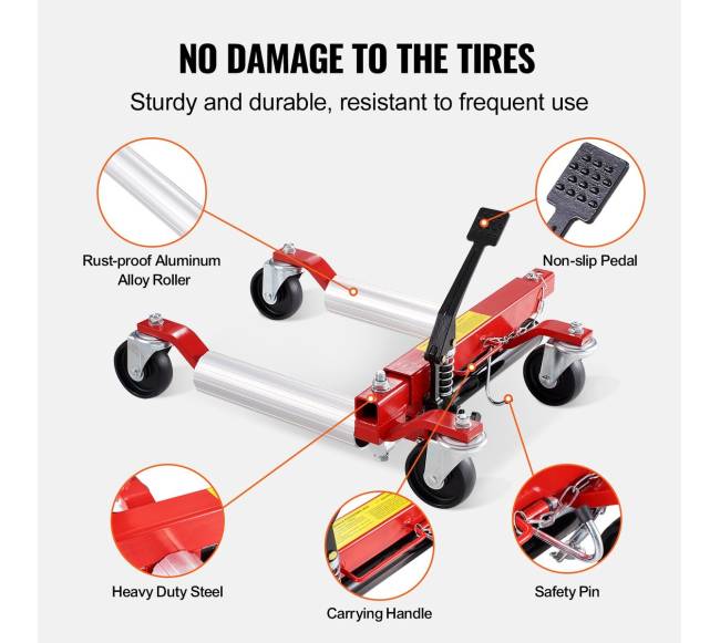 Automobilio ratų keltuvas su hidraulika5