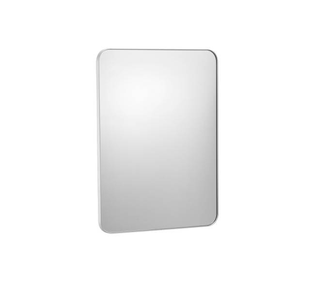 Kvadratinis sieninis veidrodis su aliuminio rėmu0