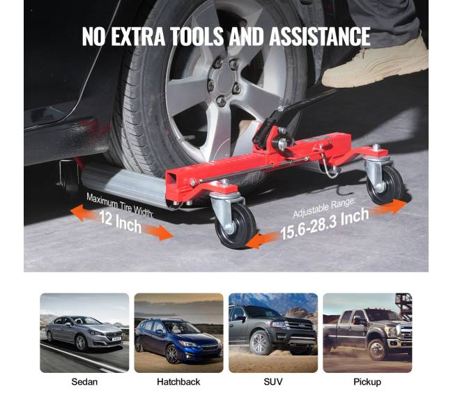 Transportavimo vežimėliai ratams 1500 kg 2 vnt.3