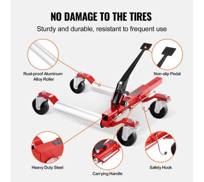 Transportavimo vežimėliai ratams 1500 kg 2 vnt.5