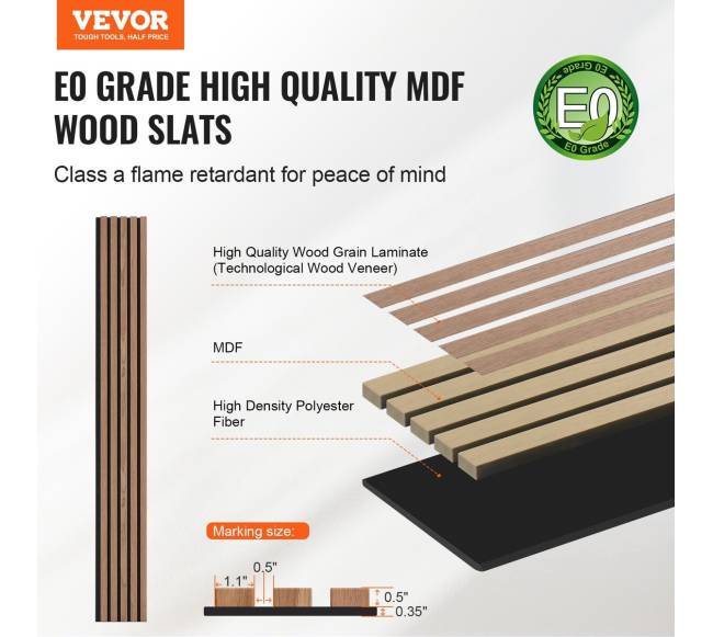 Medinės akustinės plokštės sienų dekoravimui1