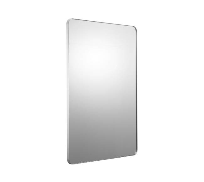 Kvadratinis sieninis veidrodis su aliuminio rėmu0