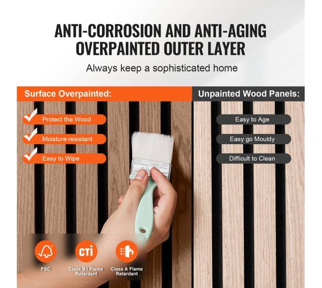 Medinės akustinės plokštės sienų dekorui2