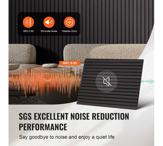 Medinės grotelės garso izoliacijai, juodas ąžuolas3