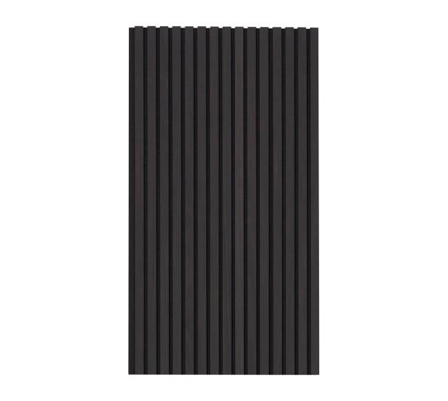 Medinės grotelės garso izoliacijai, juodas ąžuolas8