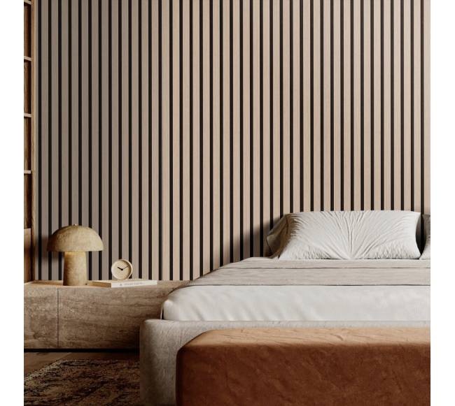 Sidabrinės medinės akustinės plokštės sienoms7