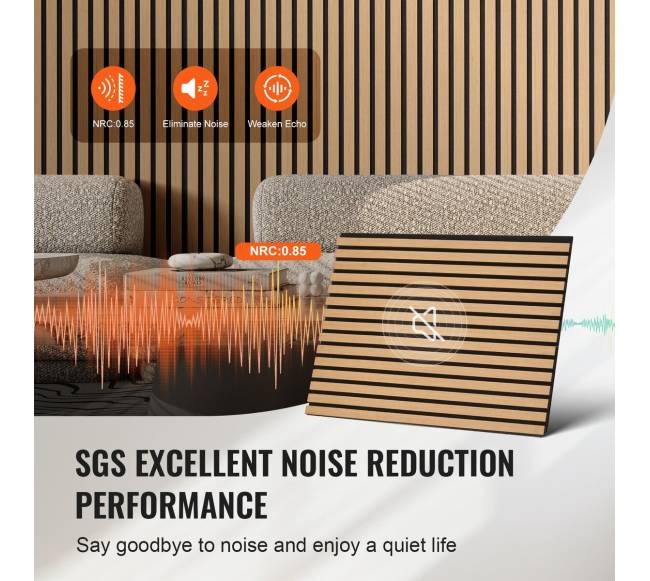 Medinės akustinės plokštės šviesus ąžuolas3