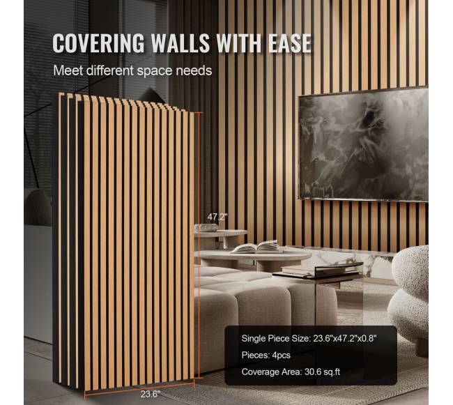 Medinės akustinės plokštės šviesus ąžuolas5