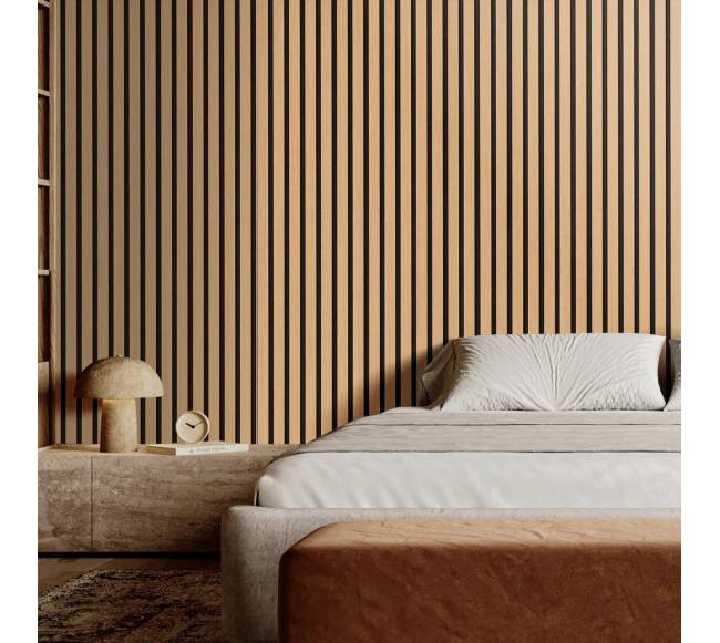 Medinės akustinės plokštės šviesus ąžuolas7