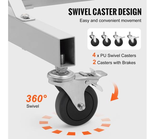 Reguliuojamas dažymo stovas su kabliukais4