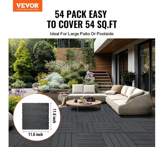 Plastikinės terasa plytelės 54 vnt. 30x30 cm1