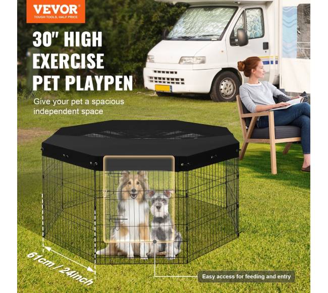 Sulankstomas metalinis šuns gardas su dangčiu1