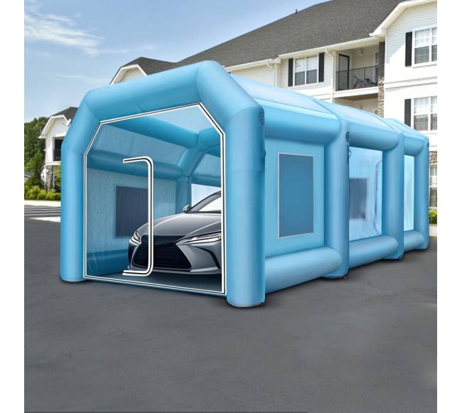 8 x 4 x 3 m pripučiama dažymo kabina7