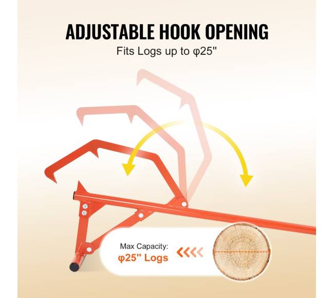 Rąstų kėliklis iki 63,5 cm skersmens2