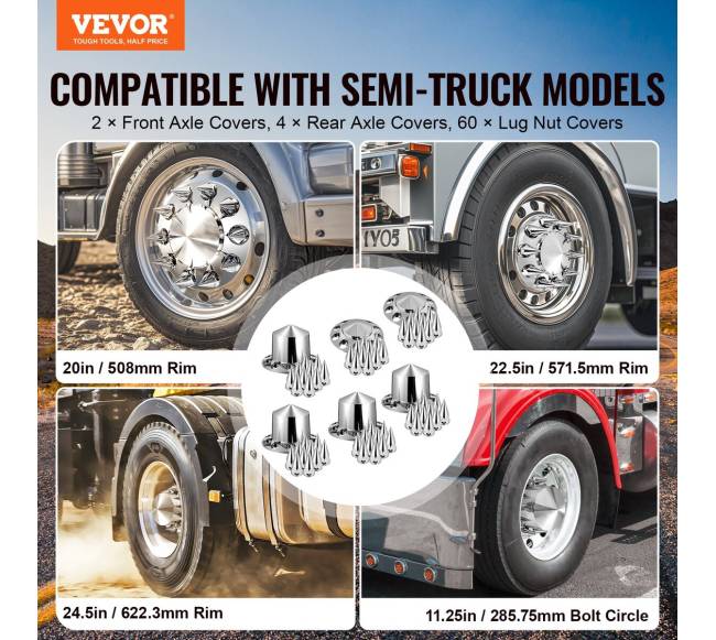 Automobilio ašies dangčių rinkinys1