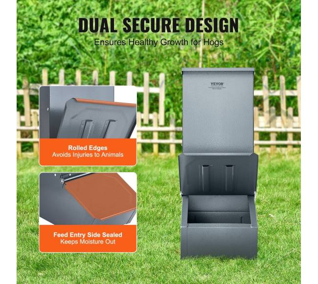 Metalinė dviejų durų šėrykla kiaulėms3