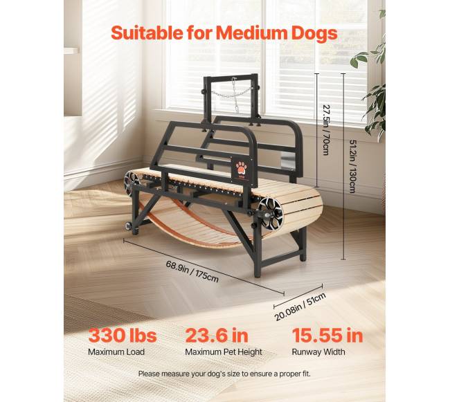 Šunų bėgimo takelis vidutiniams šunims iki 100 kg2