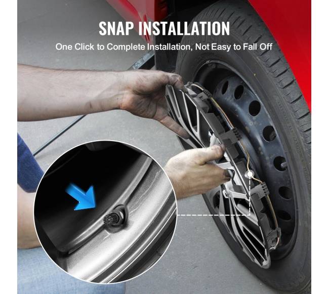 16 colių ratų gaubtai, 4 vnt.4