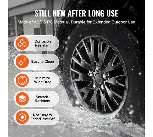 16 colių ratų gaubtai, 4 vnt.5