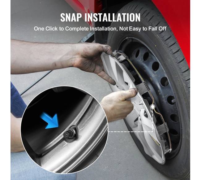 16 colių ratų gaubtų rinkinys, 4 vnt.4